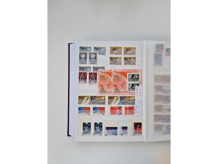 1858/1995, mint never hinged/unused and used collection, starting with Russia No. 2, from 1918 fairly advanced in the Michel 