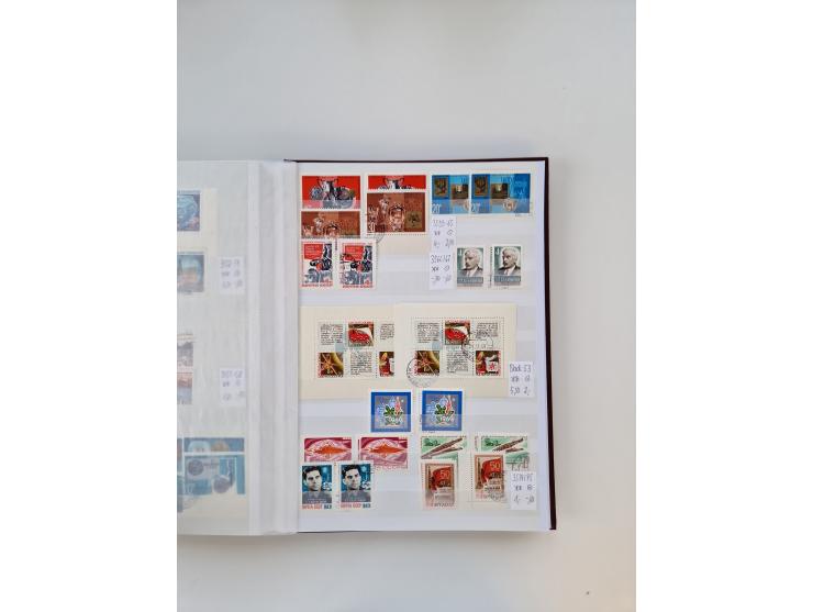 1858/1995, mint never hinged/unused and used collection, starting with Russia No. 2, from 1918 fairly advanced in the Michel 