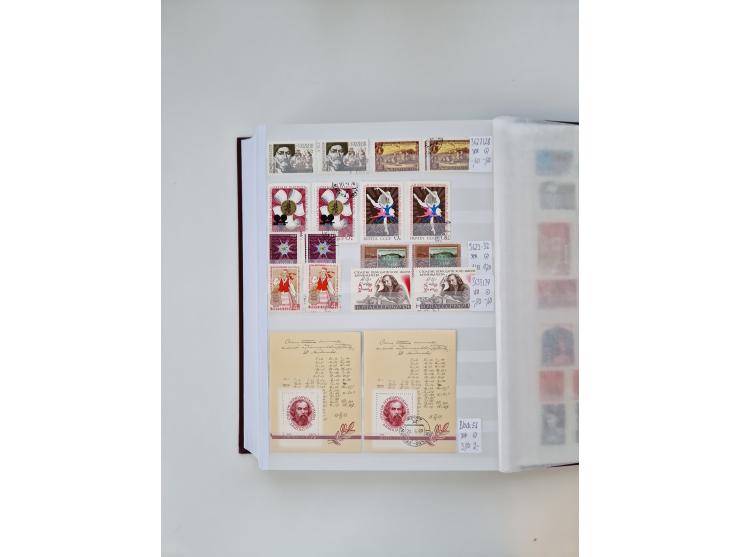 1858/1995, mint never hinged/unused and used collection, starting with Russia No. 2, from 1918 fairly advanced in the Michel 