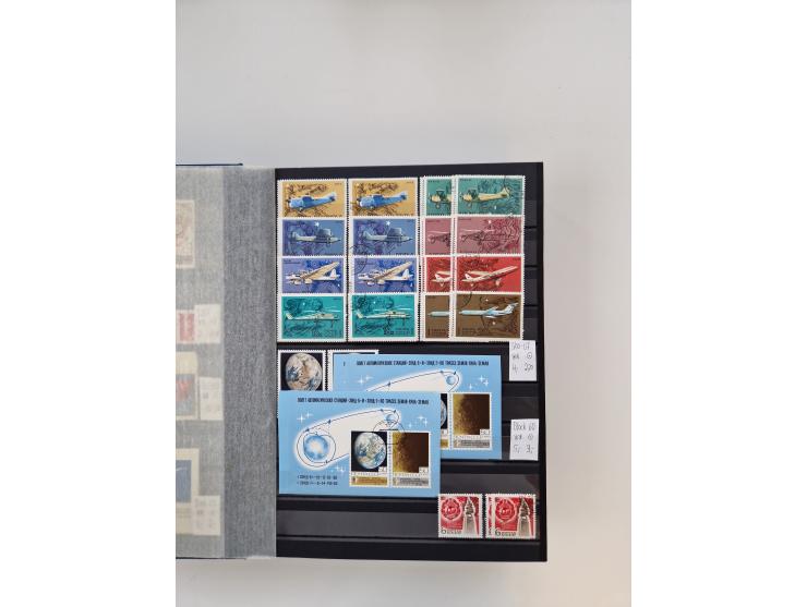 1858/1995, mint never hinged/unused and used collection, starting with Russia No. 2, from 1918 fairly advanced in the Michel 