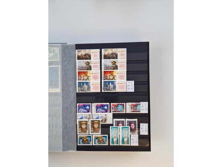 1858/1995, mint never hinged/unused and used collection, starting with Russia No. 2, from 1918 fairly advanced in the Michel 