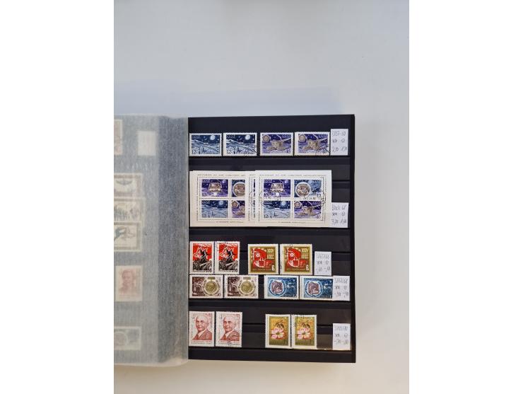 1858/1995, mint never hinged/unused and used collection, starting with Russia No. 2, from 1918 fairly advanced in the Michel 