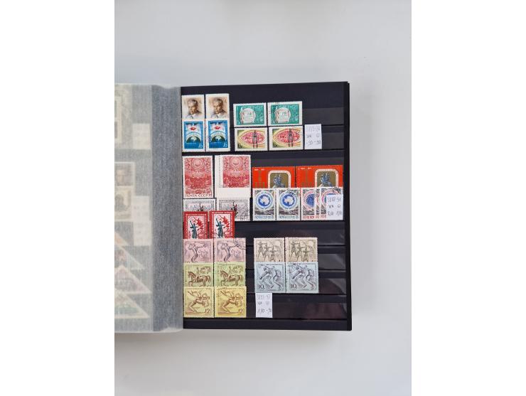 1858/1995, mint never hinged/unused and used collection, starting with Russia No. 2, from 1918 fairly advanced in the Michel 