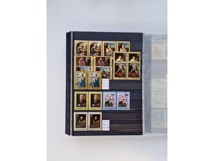 1858/1995, mint never hinged/unused and used collection, starting with Russia No. 2, from 1918 fairly advanced in the Michel 