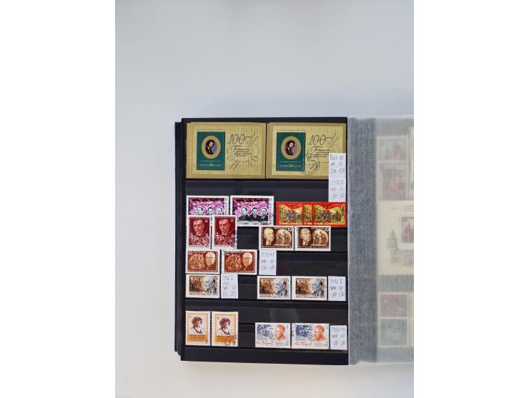 1858/1995, mint never hinged/unused and used collection, starting with Russia No. 2, from 1918 fairly advanced in the Michel 