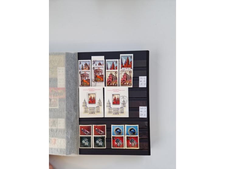 1858/1995, mint never hinged/unused and used collection, starting with Russia No. 2, from 1918 fairly advanced in the Michel 