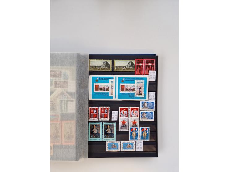 1858/1995, mint never hinged/unused and used collection, starting with Russia No. 2, from 1918 fairly advanced in the Michel 