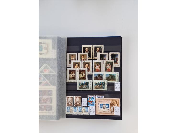 1858/1995, mint never hinged/unused and used collection, starting with Russia No. 2, from 1918 fairly advanced in the Michel 