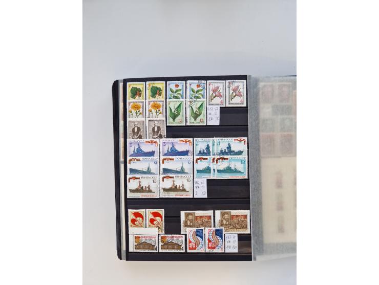 1858/1995, mint never hinged/unused and used collection, starting with Russia No. 2, from 1918 fairly advanced in the Michel 