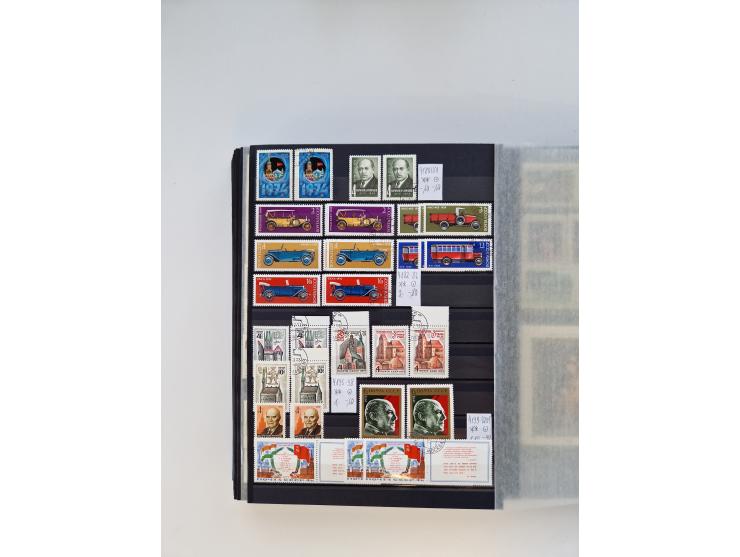 1858/1995, mint never hinged/unused and used collection, starting with Russia No. 2, from 1918 fairly advanced in the Michel 