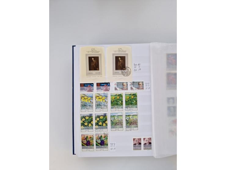 1858/1995, mint never hinged/unused and used collection, starting with Russia No. 2, from 1918 fairly advanced in the Michel 