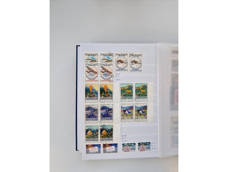 1858/1995, mint never hinged/unused and used collection, starting with Russia No. 2, from 1918 fairly advanced in the Michel 