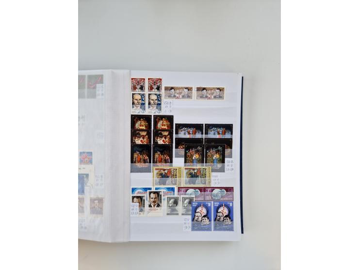 1858/1995, mint never hinged/unused and used collection, starting with Russia No. 2, from 1918 fairly advanced in the Michel 