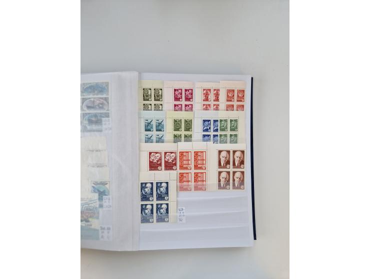 1858/1995, mint never hinged/unused and used collection, starting with Russia No. 2, from 1918 fairly advanced in the Michel 