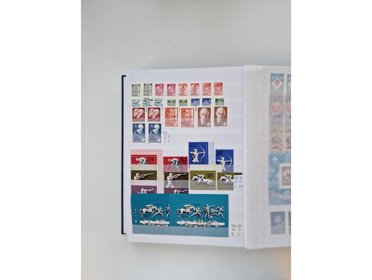 1858/1995, mint never hinged/unused and used collection, starting with Russia No. 2, from 1918 fairly advanced in the Michel 