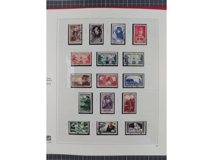 1939/2008, mint never hinged/unused and used collection, including a noticebale part of postally valid facial values with som