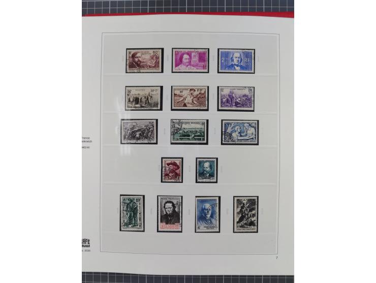 1939/2008, mint never hinged/unused and used collection, including a noticebale part of postally valid facial values with som