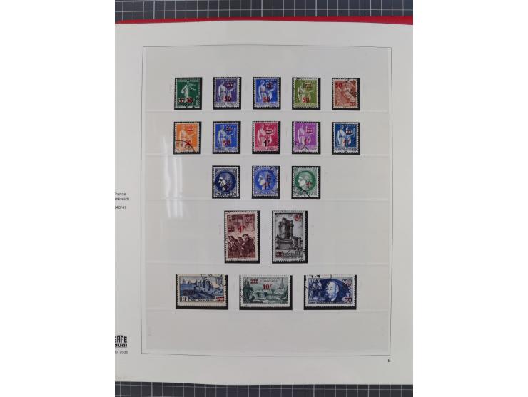 1939/2008, mint never hinged/unused and used collection, including a noticebale part of postally valid facial values with som