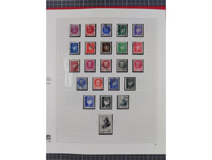 1939/2008, mint never hinged/unused and used collection, including a noticebale part of postally valid facial values with som