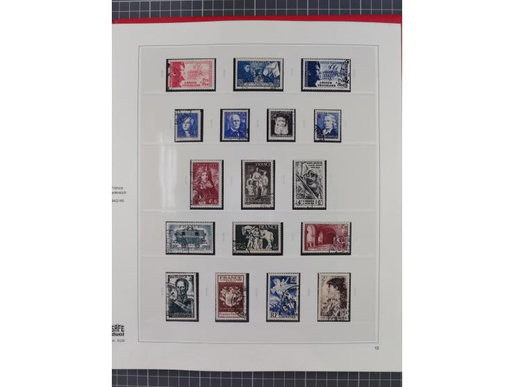 1939/2008, mint never hinged/unused and used collection, including a noticebale part of postally valid facial values with som