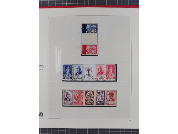 1939/2008, mint never hinged/unused and used collection, including a noticebale part of postally valid facial values with som