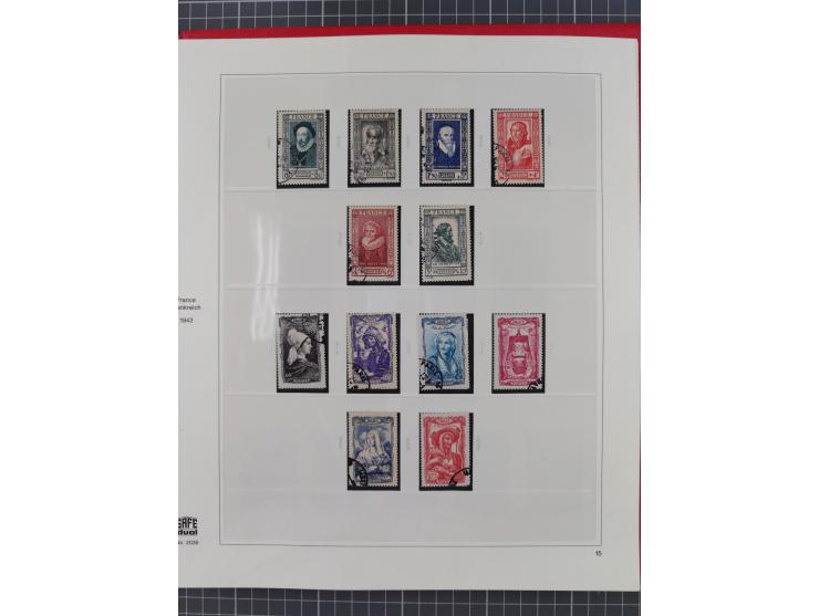 1939/2008, mint never hinged/unused and used collection, including a noticebale part of postally valid facial values with som