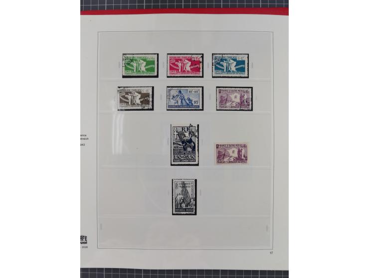 1939/2008, mint never hinged/unused and used collection, including a noticebale part of postally valid facial values with som