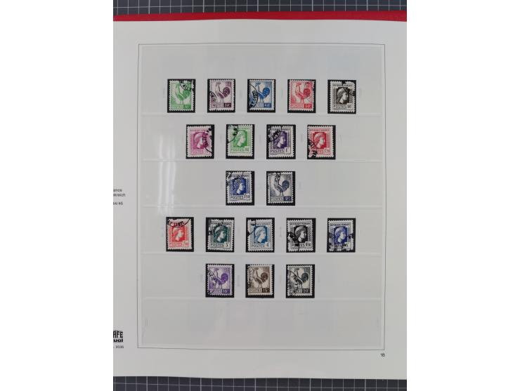 1939/2008, mint never hinged/unused and used collection, including a noticebale part of postally valid facial values with som