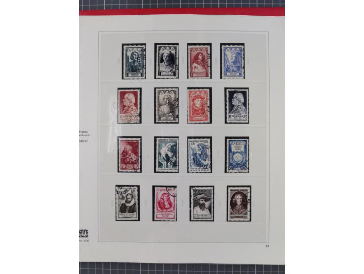 1939/2008, mint never hinged/unused and used collection, including a noticebale part of postally valid facial values with som