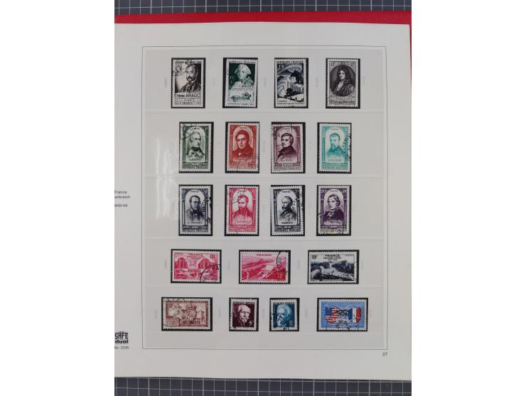 1939/2008, mint never hinged/unused and used collection, including a noticebale part of postally valid facial values with som