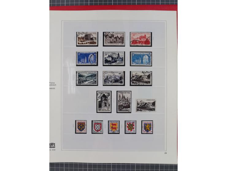 1939/2008, mint never hinged/unused and used collection, including a noticebale part of postally valid facial values with som