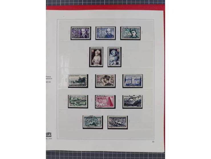 1939/2008, mint never hinged/unused and used collection, including a noticebale part of postally valid facial values with som