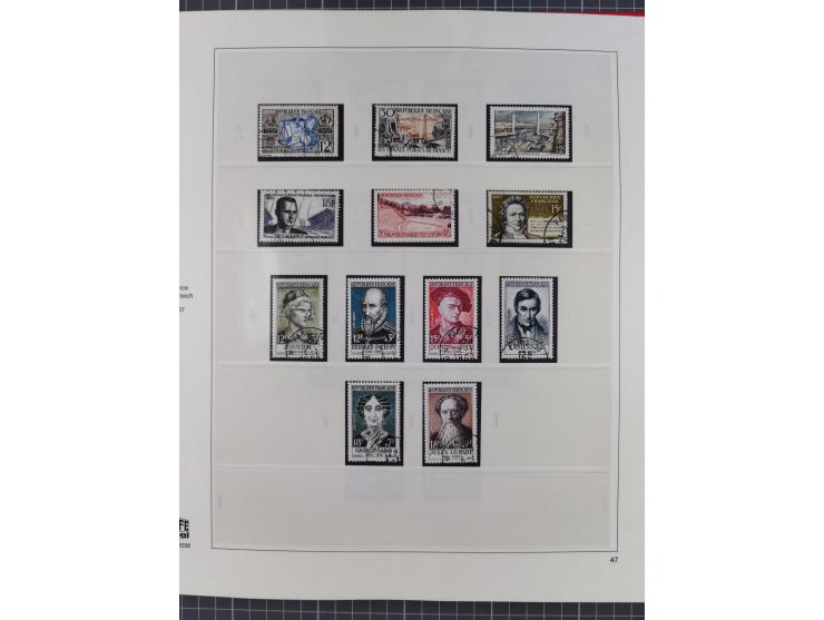 1939/2008, mint never hinged/unused and used collection, including a noticebale part of postally valid facial values with som