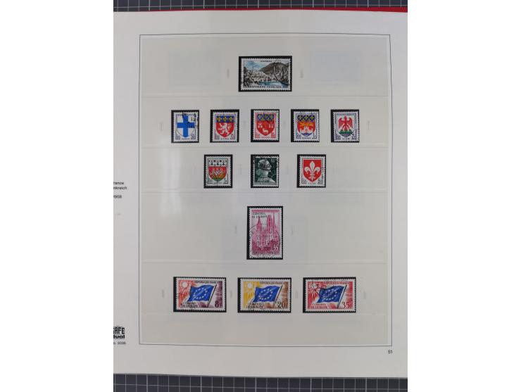 1939/2008, mint never hinged/unused and used collection, including a noticebale part of postally valid facial values with som