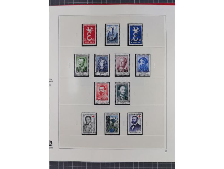 1939/2008, mint never hinged/unused and used collection, including a noticebale part of postally valid facial values with som