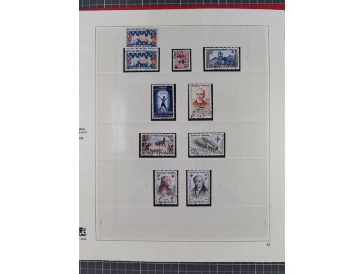 1939/2008, mint never hinged/unused and used collection, including a noticebale part of postally valid facial values with som