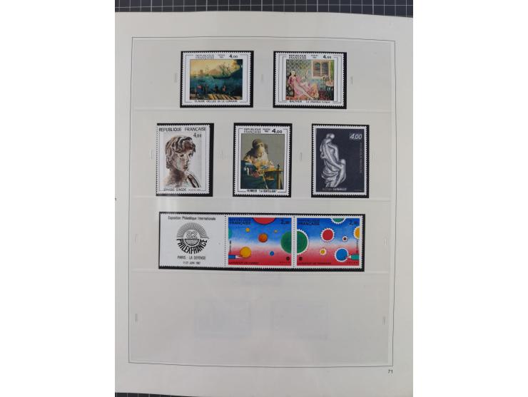 1939/2008, mint never hinged/unused and used collection, including a noticebale part of postally valid facial values with som