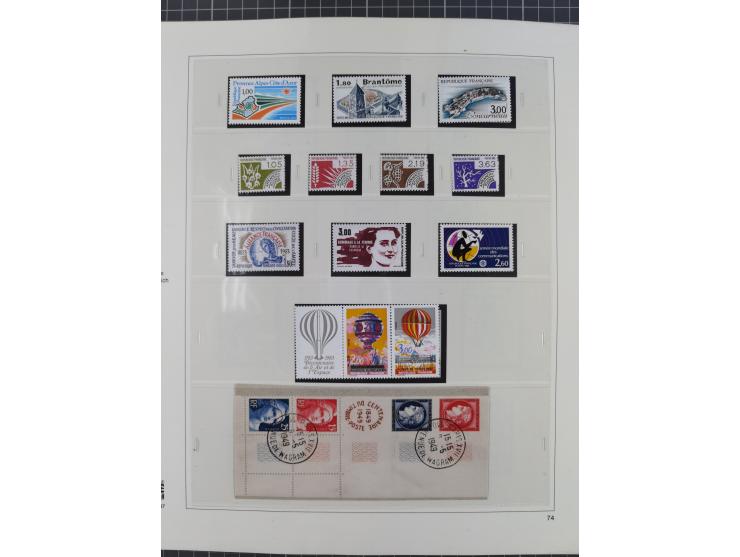 1939/2008, mint never hinged/unused and used collection, including a noticebale part of postally valid facial values with som