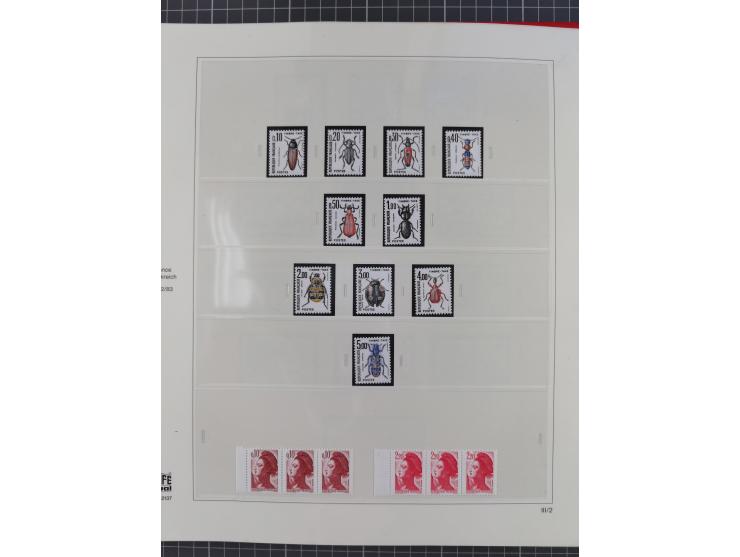 1939/2008, mint never hinged/unused and used collection, including a noticebale part of postally valid facial values with som