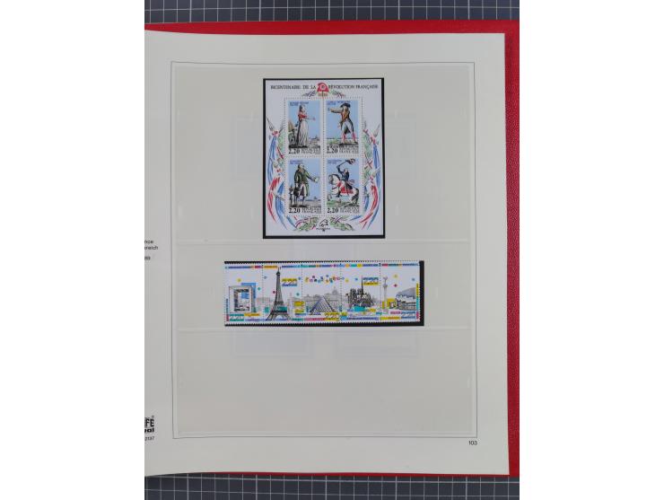 1939/2008, mint never hinged/unused and used collection, including a noticebale part of postally valid facial values with som