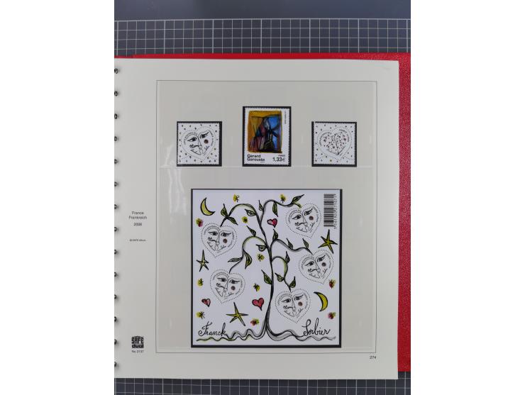 1939/2008, mint never hinged/unused and used collection, including a noticebale part of postally valid facial values with som