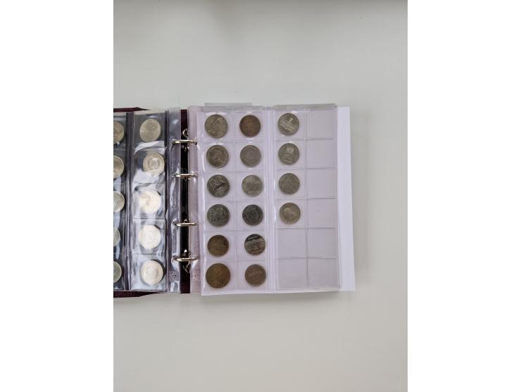 ALLE WELT: 1816/1990 (ca.), Umlaufmünzen, meist Europa, mit Silber, u.a. 5 M. 1934 Garnisonkirche, 6x 5 M. 1935/39 Hindenburg