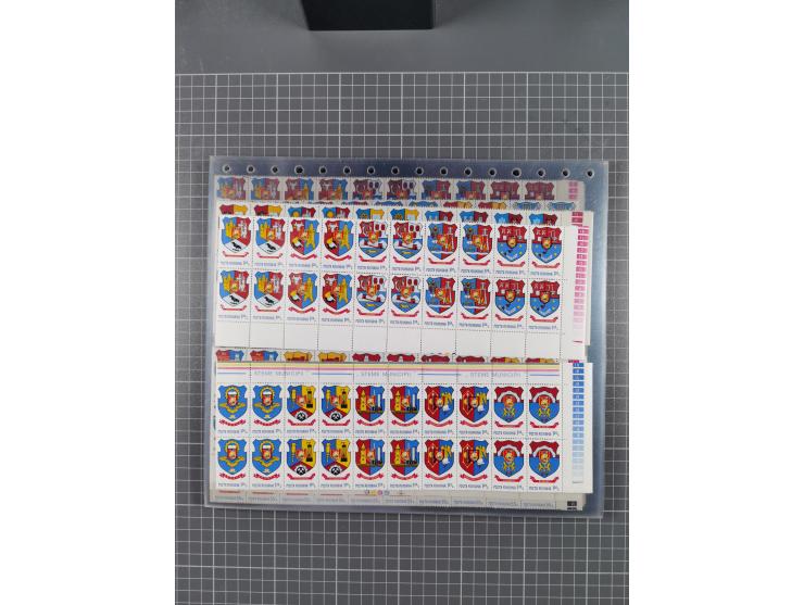 1872/1980 (ca.), mint never hinged/unused and used collection, including officials and postage dues, together with some souve