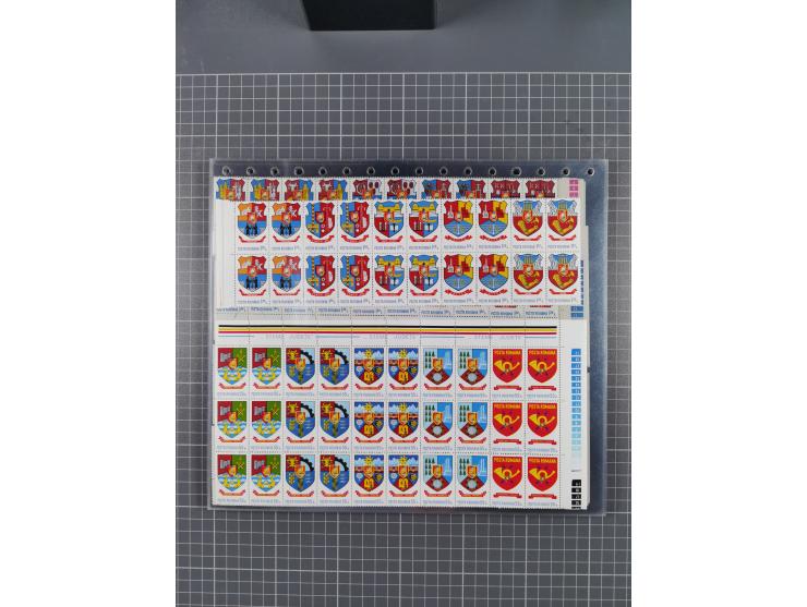 1872/1980 (ca.), mint never hinged/unused and used collection, including officials and postage dues, together with some souve