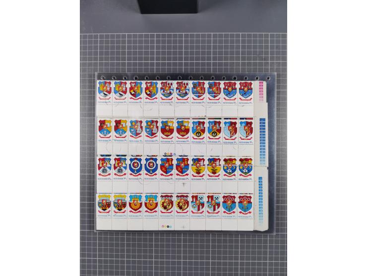 1872/1980 (ca.), mint never hinged/unused and used collection, including officials and postage dues, together with some souve