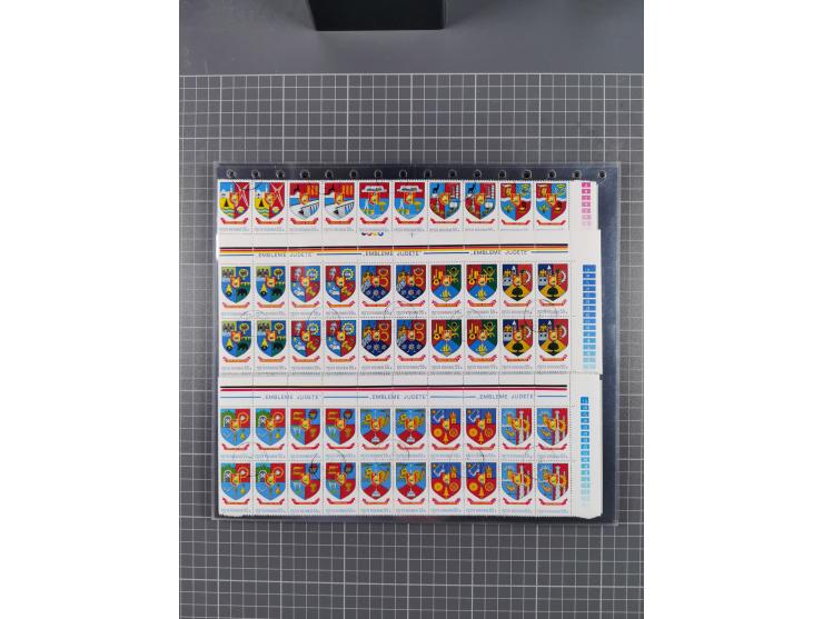 1872/1980 (ca.), mint never hinged/unused and used collection, including officials and postage dues, together with some souve