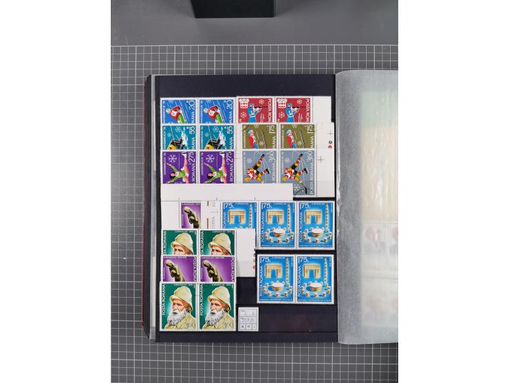 1872/1980 (ca.), mint never hinged/unused and used collection, including officials and postage dues, together with some souve