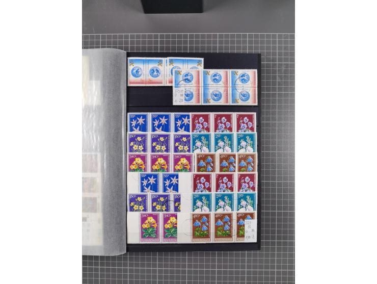 1872/1980 (ca.), mint never hinged/unused and used collection, including officials and postage dues, together with some souve