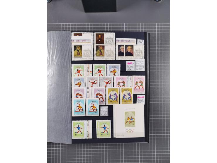 1872/1980 (ca.), mint never hinged/unused and used collection, including officials and postage dues, together with some souve