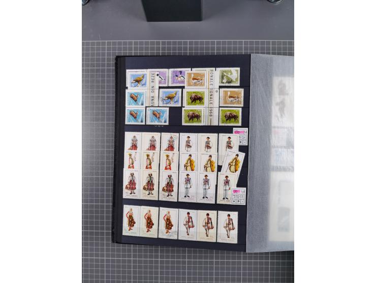 1872/1980 (ca.), mint never hinged/unused and used collection, including officials and postage dues, together with some souve